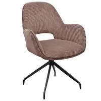 Scaun de bucătărie DecoPrim Lucca Velvet/ Brown