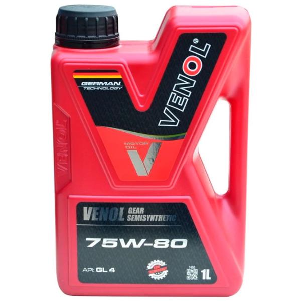Трансмиссионное масло Venol 75W-80 GL-4 1 л/ полусинтетическое/ 75W-80 photo 1