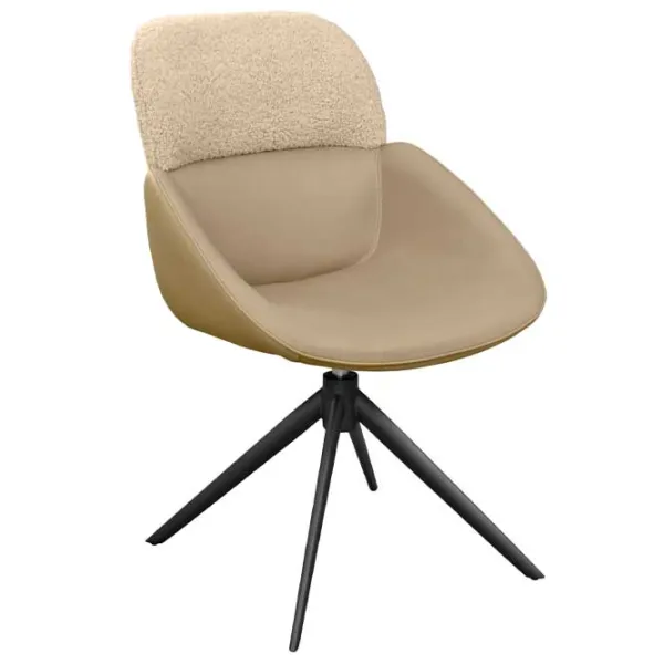 Scaun de bucătărie DecoPrim Jersen ECO Piele/ Beige photo 1