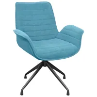 Fotoliu de birou DecoPrim Moon Curio Stofă/ Blue