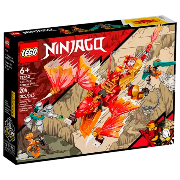 Конструктор LEGO Kai’s Fire Dragon EVO Дракон/ Разноцветный photo 1