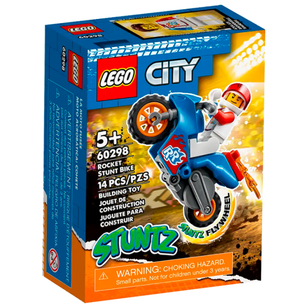 Конструктор LEGO Rocket Stunt Bike Транспорт/ Разноцветный photo 1