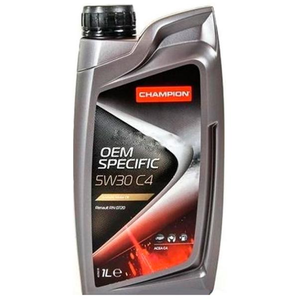 Моторное масло Champion OEM SPECIFIC 5W30 C4 5W-30 1 л синтетическое photo 1
