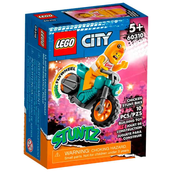 Конструктор LEGO Chicken Stunt Bike Транспорт/ Разноцветный photo 1