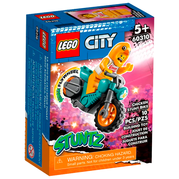 Конструктор LEGO Chicken Stunt Bike Транспорт/ Разноцветный photo 1