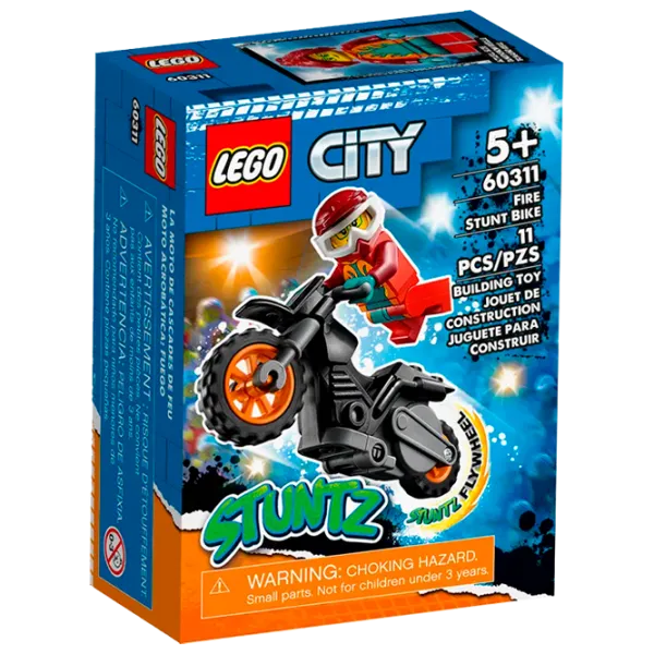 Конструктор LEGO Fire Stunt Bike Транспорт/ Разноцветный photo 1