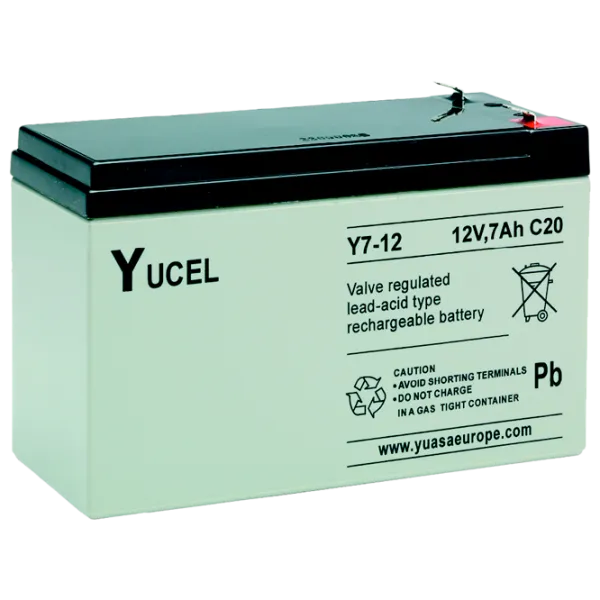 Аккумуляторная батарея для ИБП Yuasa Yucel Y7-12 12 В 7 Ач Серый photo 1