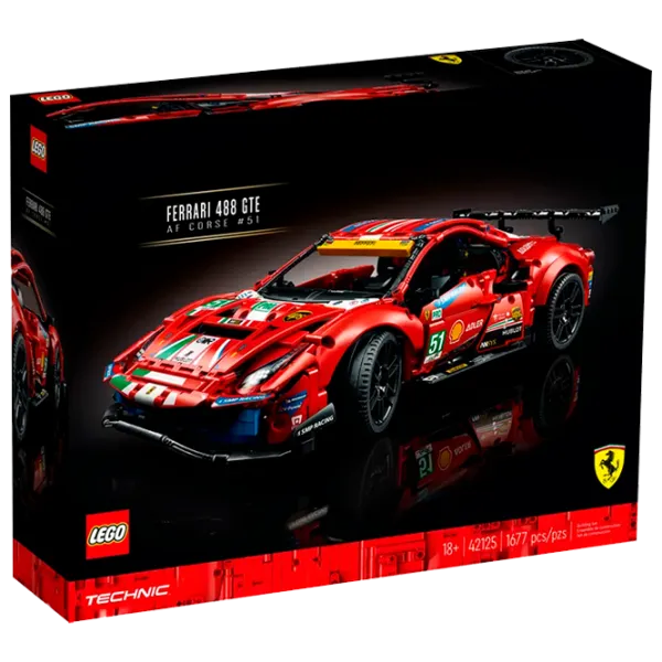 Конструктор LEGO Ferrari 488 GTE “AF Corse 51” Автомобиль/ Красный photo 1