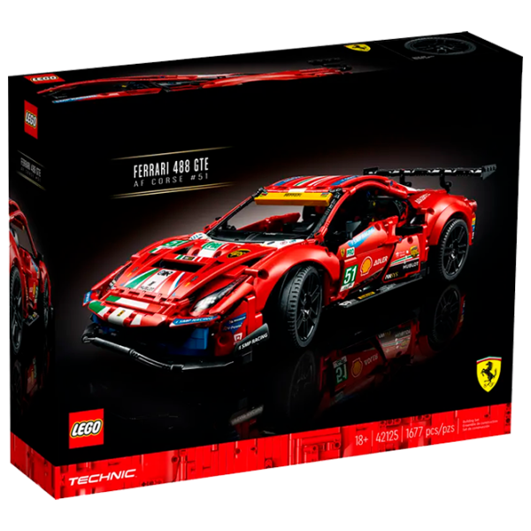 Конструктор LEGO Ferrari 488 GTE “AF Corse 51” Автомобиль/ Красный photo 1