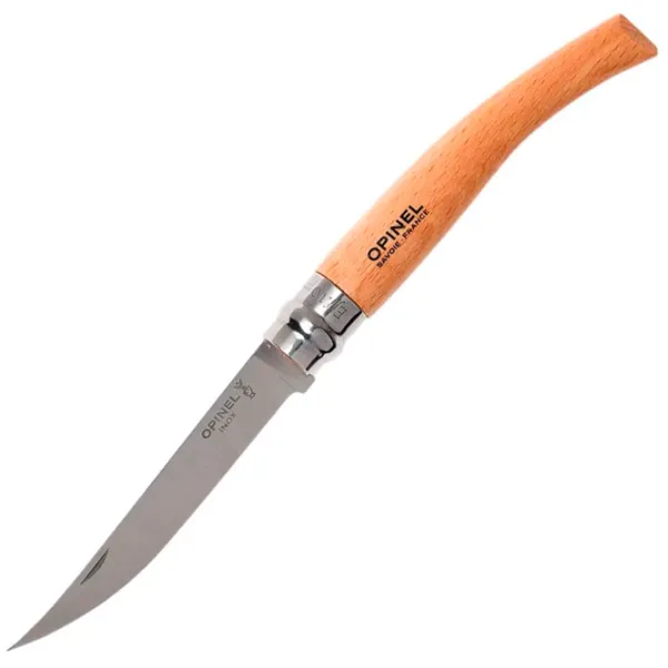 Нож Opinel Slim Olive Nr. 10 рыбацкий/ Sandvik 12C27 photo 1