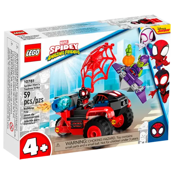 Constructor LEGO Miles Morales: Spider-Man’s Techno Trike Transport/ Multicolor photo 1