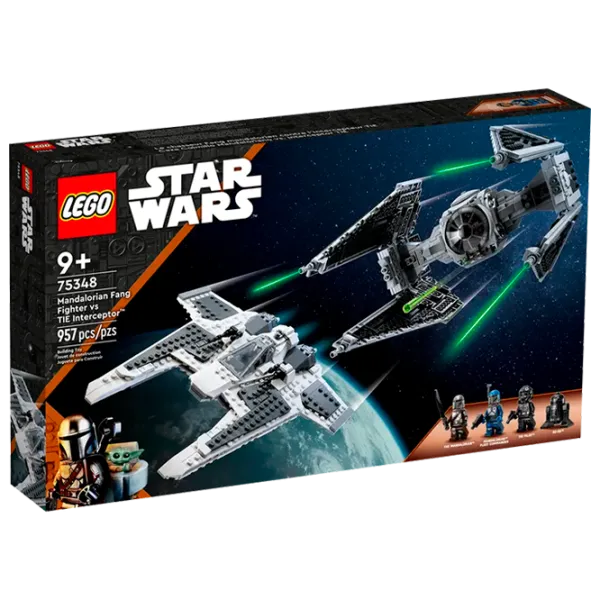 Конструктор LEGO Mandalorian Fang Fighter vs. TIE Interceptor Персонаж из фильма/ Разноцветный photo 1