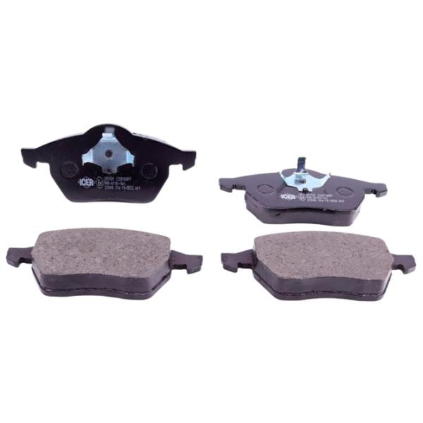 Plăcuțe de frână Icer 181139 față/ disk photo 1 Plăcuțe de frână Icer 181139 față/ disk photo 1