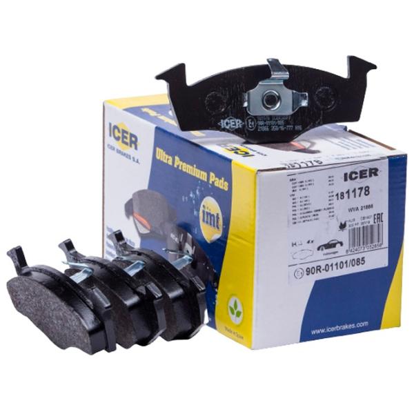 Тормозные колодки Icer 181178 передние/ дисковые photo 1