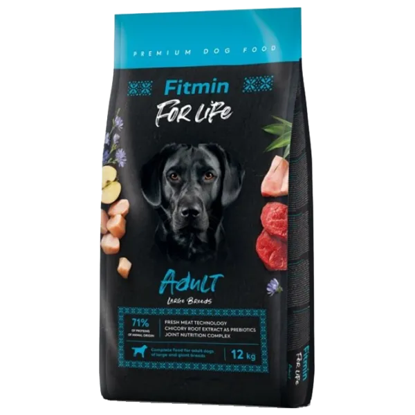 Hrană pentru câini uscată Fitmin For Life Adult Large 687-003 12 kg/ Carne photo 1 Hrană pentru câini uscată Fitmin For Life Adult Large 687-003 12 kg/ Carne photo 1