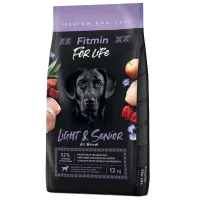 Корм для собак сухой Fitmin For Life Light & Senior 692-003 12 кг/ Мясо