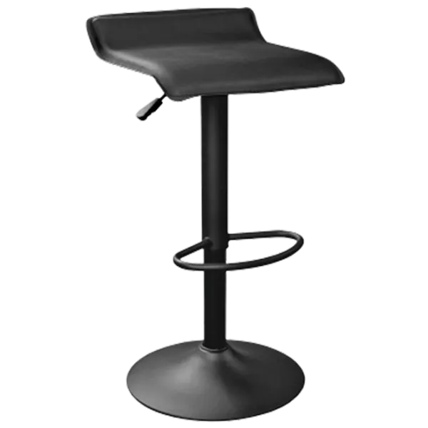 Scaun de bar Deco SB-12 Piele eco/ Metal/ Black photo 1