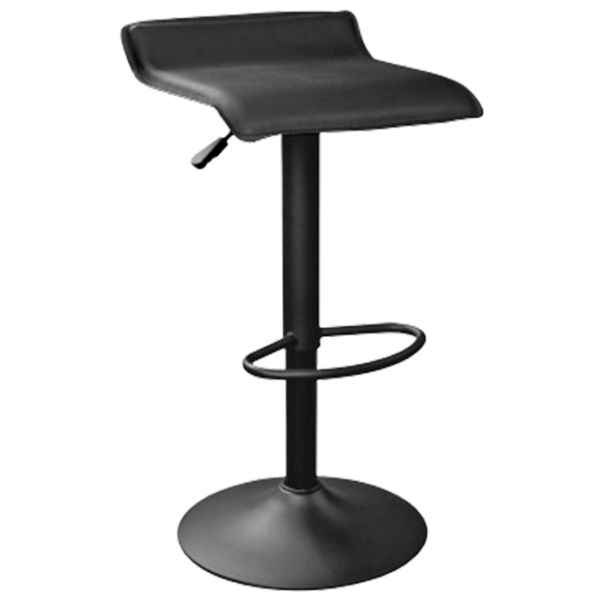 Scaun de bar Deco SB-12 Piele eco/ Metal/ Black photo 1