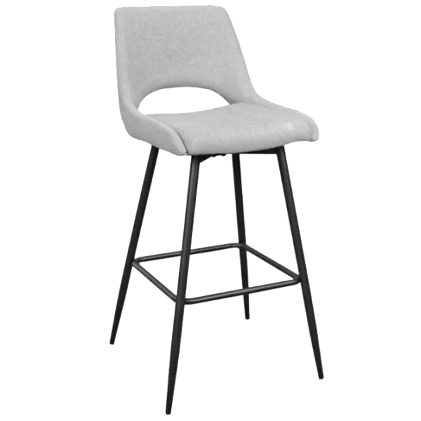 Барный стул Deco Bruno DC-2267 Ткань/ Металл/ Grey photo 1