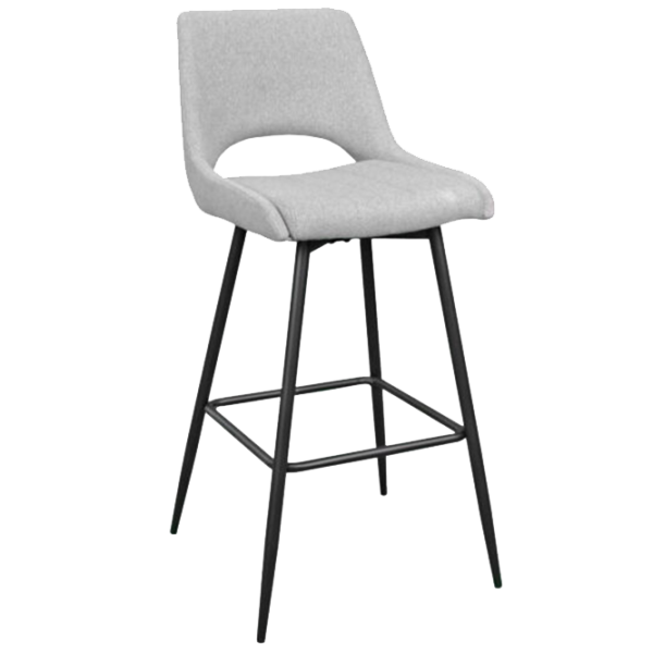 Барный стул Deco Bruno DC-2267 Ткань/ Металл/ Grey photo 1