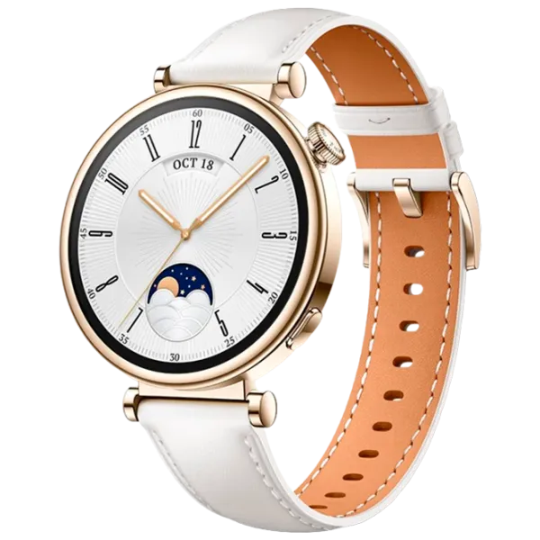 Умные часы Huawei Watch GT 4 1.32"/ 41 мм/ Золото - Белый photo 1