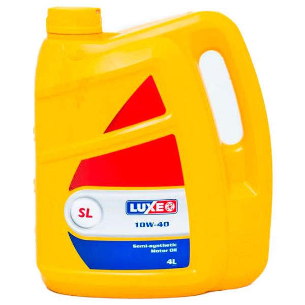 Моторное масло Luxe SL 10W-40 SG/ CD 10W-40 4 л полусинтетическое photo 1