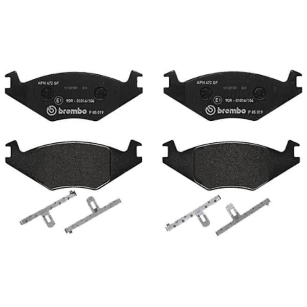 Тормозные колодки Brembo P 85 019 передние/ дисковые photo 1 Тормозные колодки Brembo P 85 019 передние/ дисковые photo 1