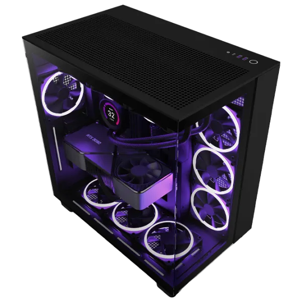 Корпус NZXT H9 Flow Mid Tower / Черный photo 1