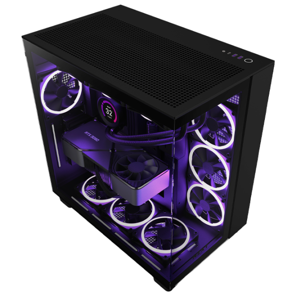 Корпус NZXT H9 Flow Mid Tower / Черный photo 1