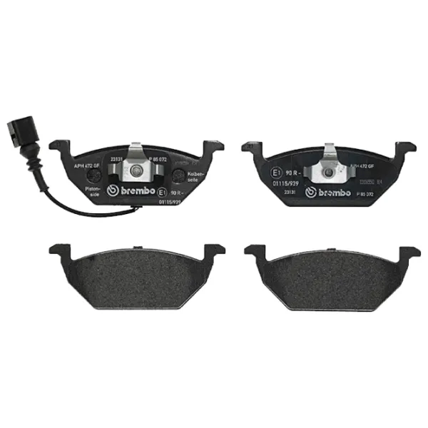 Тормозные колодки Brembo P 85 072 передние/ дисковые photo 1 Тормозные колодки Brembo P 85 072 передние/ дисковые photo 1