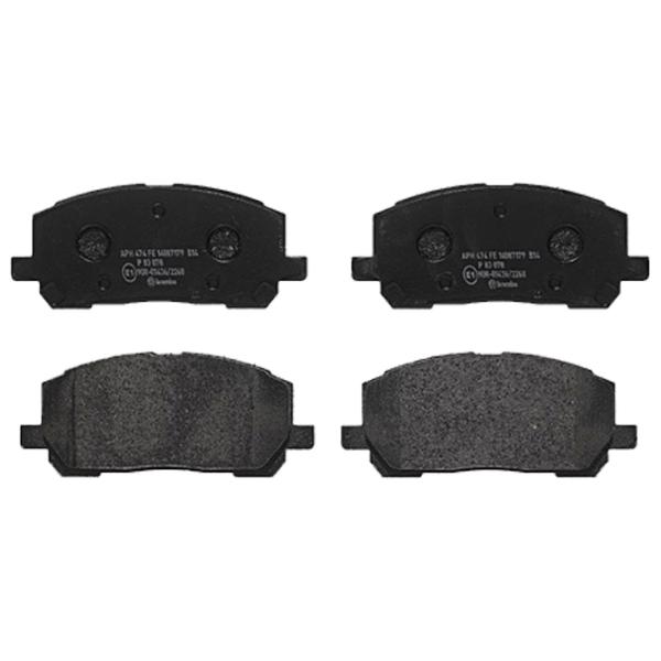 Тормозные колодки Brembo P 83 078 передние/ дисковые photo 1 Тормозные колодки Brembo P 83 078 передние/ дисковые photo 1