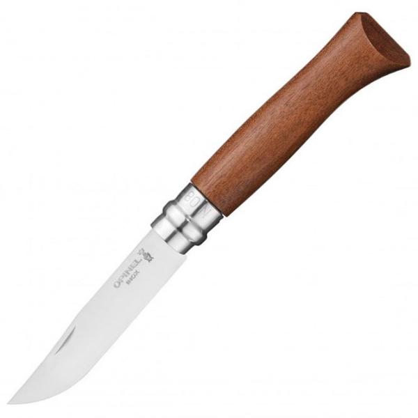 Нож Opinel Stainless Steel Walnut Nr. 8 для повседневного использования/ Sandvik 12C27 photo 1