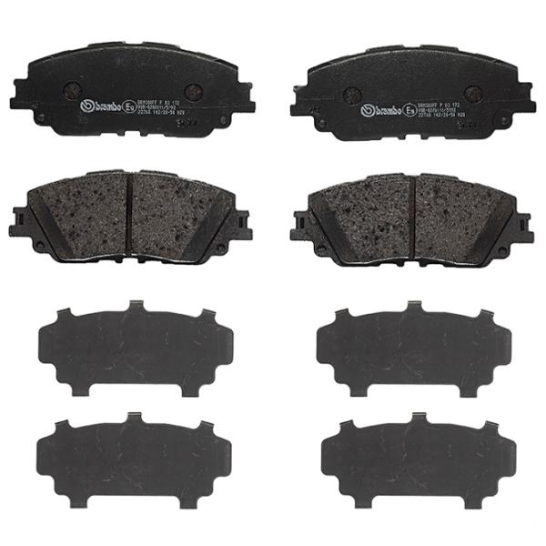 Тормозные колодки Brembo P 83 172 передние/ дисковые photo 1 Тормозные колодки Brembo P 83 172 передние/ дисковые photo 1