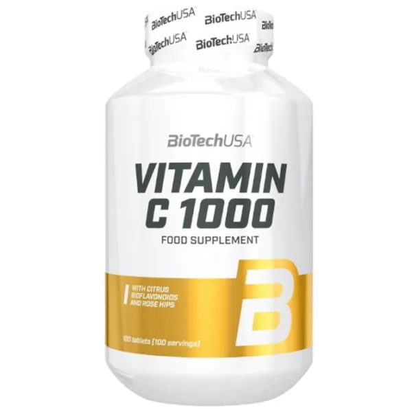 Vitamine și minerale BioTechUSA Vitamin C 1000 (5999076236220) 100 capsule photo 1