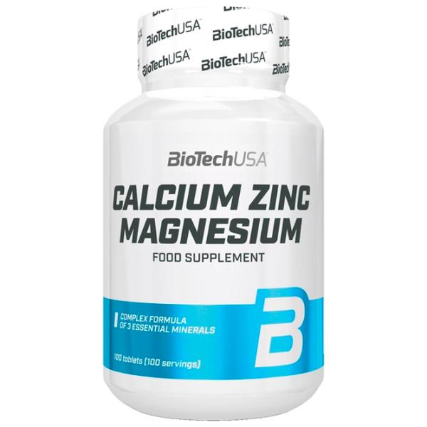 Vitamine BioTechUSA Calcium Zinc Magnesium (5999076237890) 100 capsule photo 1
