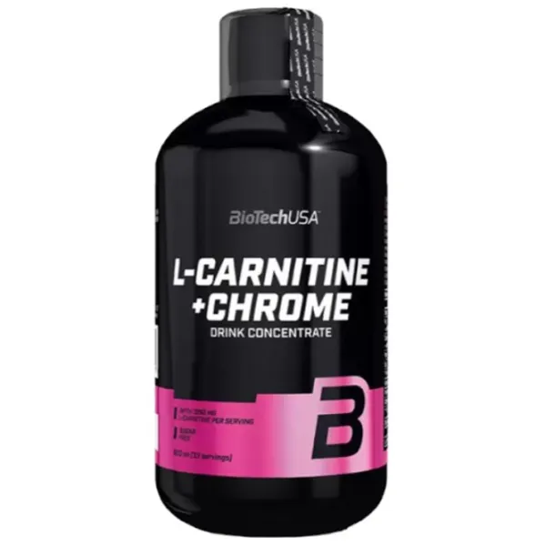 Arzătoare de grăsime BioTechUSA L-Carnitine + Chrome (5999500532447)  photo 1