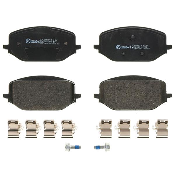 Тормозные колодки Brembo P 61 142 передние/ дисковые photo 1 Тормозные колодки Brembo P 61 142 передние/ дисковые photo 1