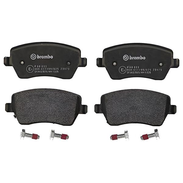 Тормозные колодки Brembo P 68 033 передние/ дисковые photo 1 Тормозные колодки Brembo P 68 033 передние/ дисковые photo 1