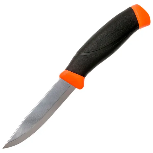 Нож Morakniv Companion Hi-Vis Orange 11824 кемпинговый/ Sandvik 12C27 photo 1 Нож Morakniv Companion Hi-Vis Orange 11824 кемпинговый/ Sandvik 12C27 photo 1