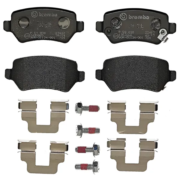 Тормозные колодки Brembo P 59 038 задние/ дисковые photo 1 Тормозные колодки Brembo P 59 038 задние/ дисковые photo 1