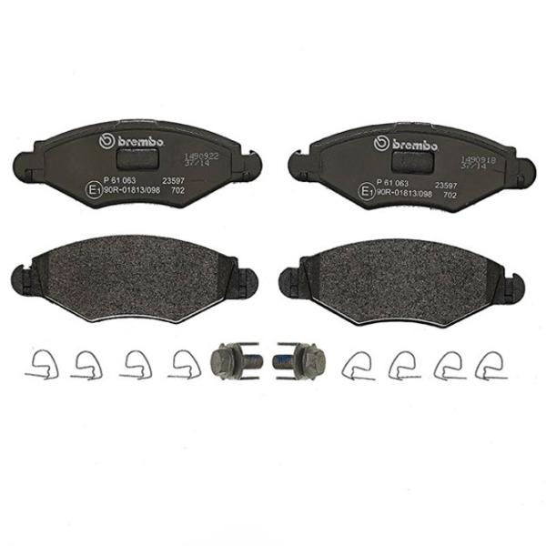 Тормозные колодки Brembo P 61 063 передние/ дисковые photo 1
