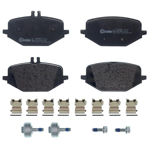 Plăcuțe de frână Brembo P 50 161 spate/ disk photo 1