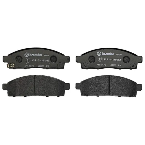 Тормозные колодки Brembo P 54 038 передние/ дисковые photo 1 Тормозные колодки Brembo P 54 038 передние/ дисковые photo 1