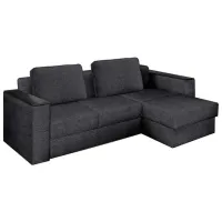 Canapea de colț Modern Soft Alaska 10 (5682430) Stofă/ Dark Gray