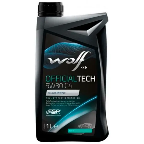 Ulei de motor Wolf 5W30 OFFICIALTECH C4 5W-30 1 l sintetic photo 1