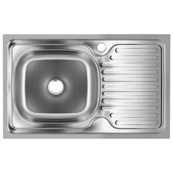 Кухонная мойка Freddo SN7002S 75 x 43.5 / Нержавеющая сталь / Серебряный photo 1