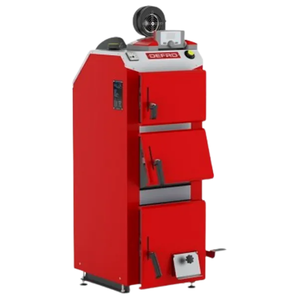 Cazan pe combustibil solid Defro Optima Komfort Plus 20 kW/ 200 m² photo 1