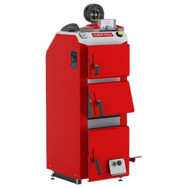 Cazan pe combustibil solid Defro Optima Komfort Plus 20 kW/ 200 m² photo 1