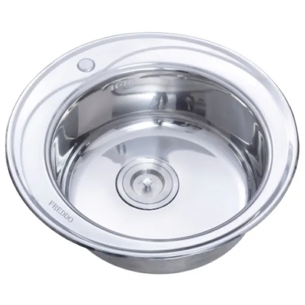 Кухонная мойка Freddo SN9000 49 x 49 / Нержавеющая сталь / Серебряный photo 1