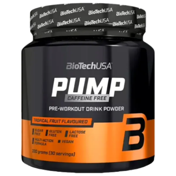 Complexe preantrenament BioTechUSA Pump Caffeine free (5999076241828) 11 g photo 1